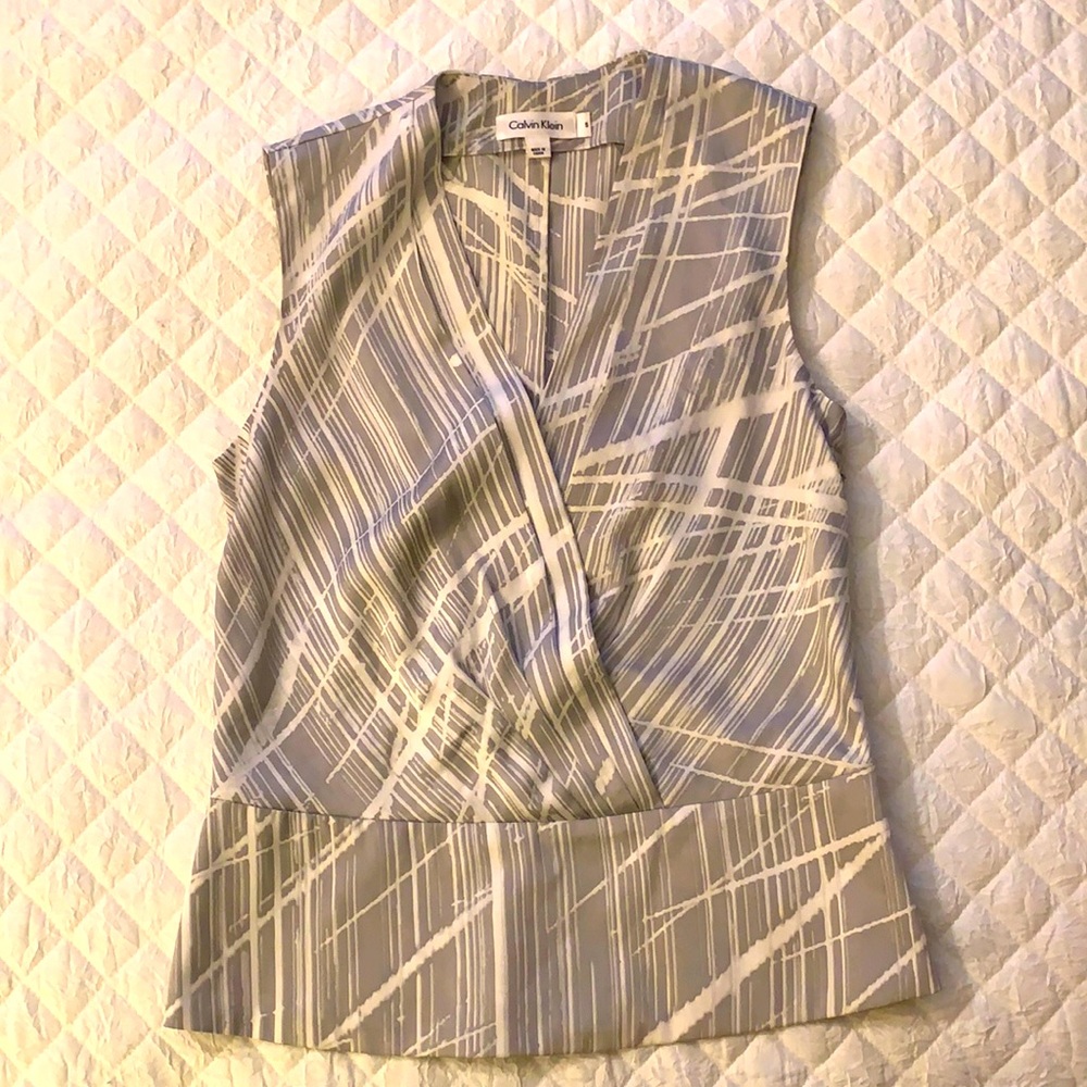 Calvin Klein sleeveless blouse